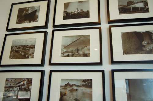 Alonzo's wall of photos